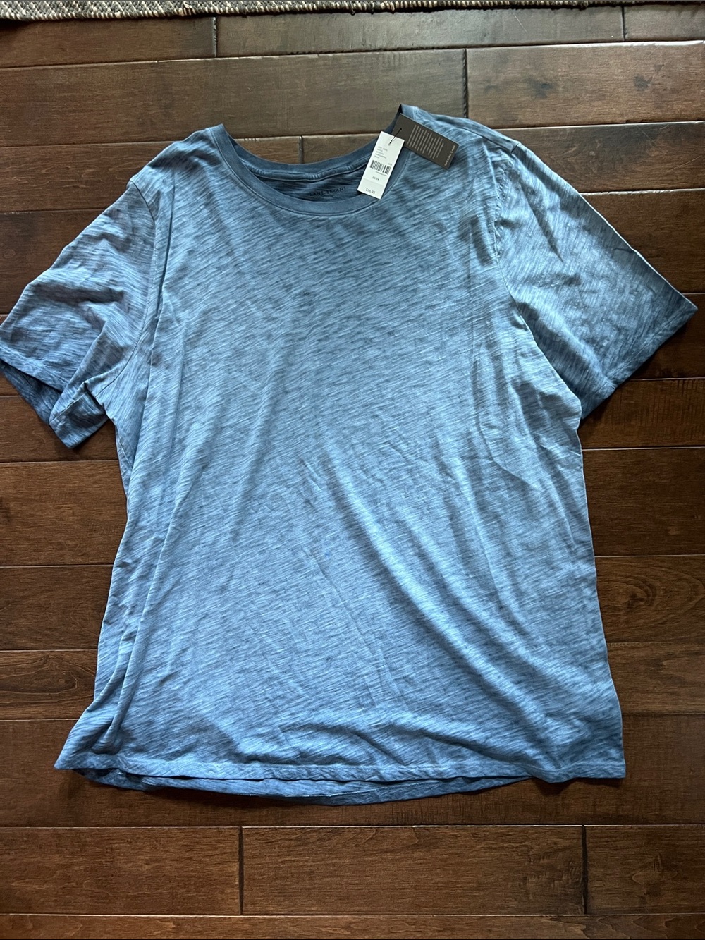 Lane Bryant Heathered Sky Blue Short Sleeve Tee